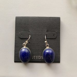 NWT Beautiful Lapis Lazuli Sterling Silver Earrings Jewelry To Your Doorstep